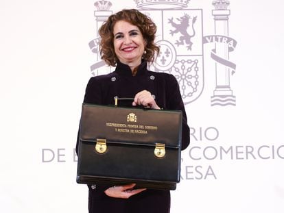 La vicepresidenta primera y ministra de Hacienda, María Jesús Montero.