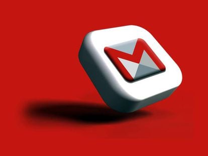 Logo Gmail fondo rojo