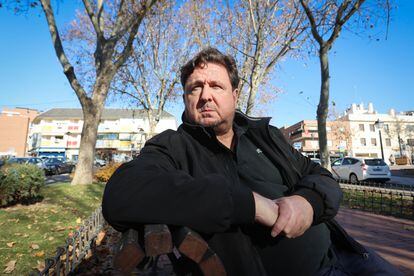 José Luis Peñas, this December, in the Madrid district of Aravaca.
