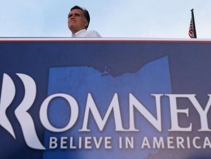 Romney en un acto de campa&ntilde;a en Ohio el 14 de agosto. 