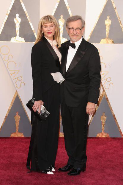 Kate Capshaw y Steven Spielberg.