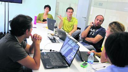 Alumnos de posgrado del Instituto de Empresa, de Madrid.