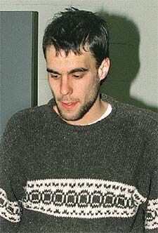 Urtzi Murueta, tras su detención en 2001.