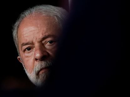 El presidente electo de Brasil, Lula da Silva, durante un informe sobre la conformación de su gabinete, el 22 de diciembre.