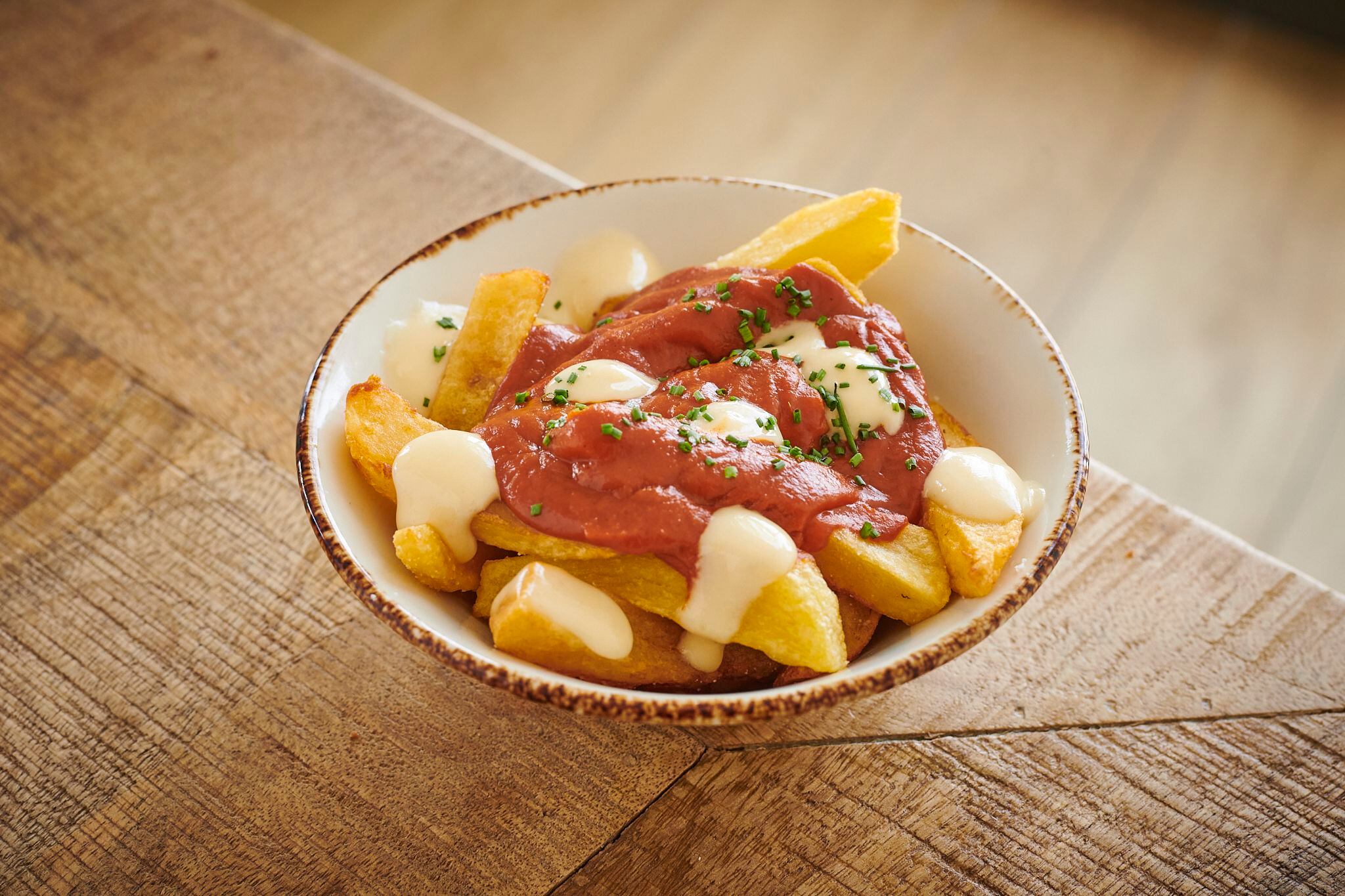 Patatas bravas, receta del restaurante Balear. Imagen proporcionada por el restaurante. 