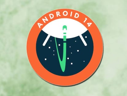 Logo Android 14