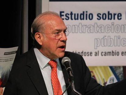 El secretario general de la Organizaci&oacute;n para la Cooperaci&oacute;n y el Desarrollo Econ&oacute;mico (OCDE), Jos&eacute; &Aacute;ngel Gurr&iacute;a 