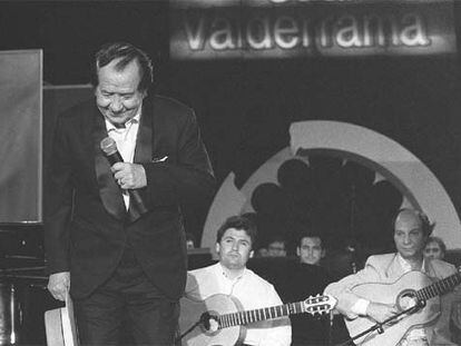 Juanito Vaderrama, durante un homenaje que le tributaron en Madrid.