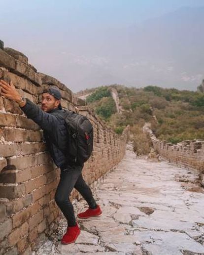 Un tramo sin restaurar de la muralla china en Jiankou (China).