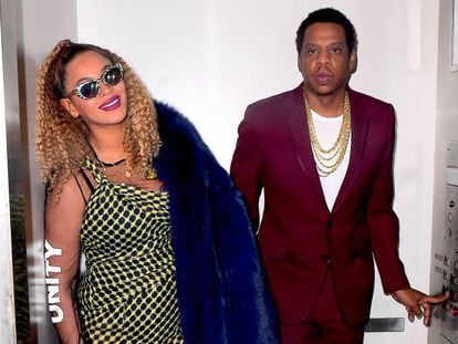 Jay-Z y Beyoncé, en Nueva York en diciembre de 2017.