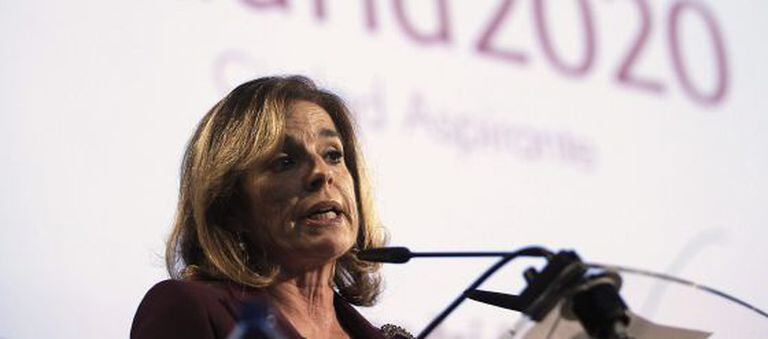 La alcaldesa de Madrid, Ana Botella, durante la presentación de Madrid 2020,