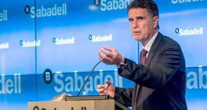  El consejero delegado de Banco Sabadell, Jaume Guardiola