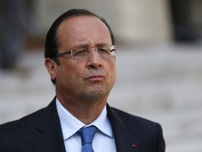 Fran&ccedil;ois Hollande, este jueves en el El&iacute;seo.