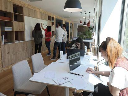 Spaces, nuevo centro de 'coworking' en la calle Alfonso XII.
