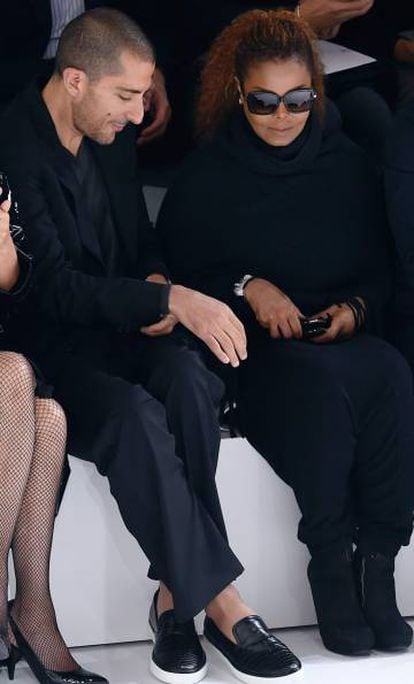 Janet Jackson y Wissam Al Mana, en París en 2016.