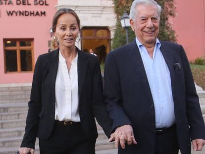 Isabel Preysler y Mario Vargas Llosa en Arequipa.