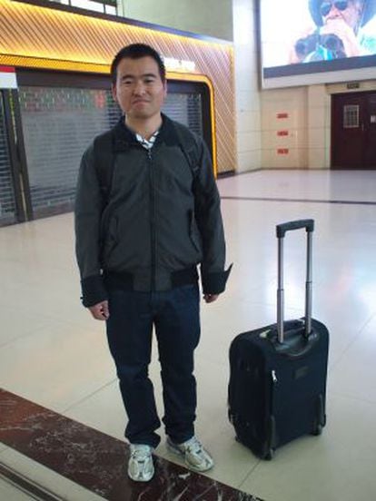 Wu Jixian, de 31 años, viajó desde Las Palmas de Gran Canaria.