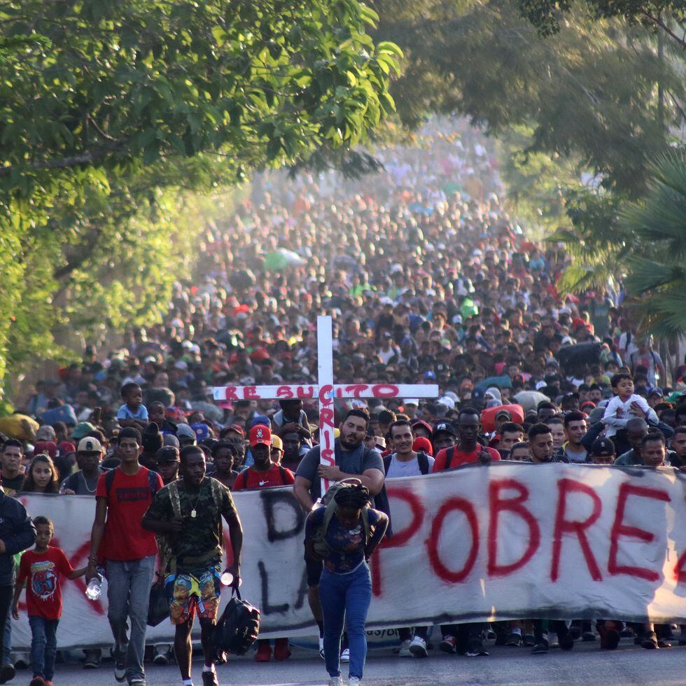 Avanza la caravana migrante