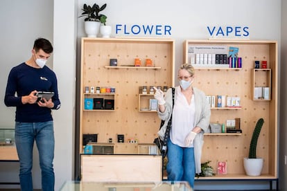 Una de las tiendas de Sweet Flower, con licencia para vender marihuana.