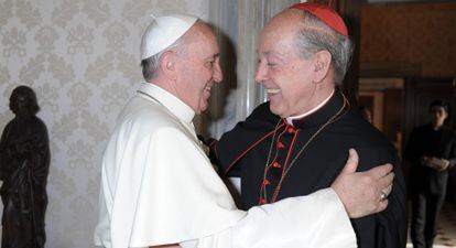 El encuentro entre el Papa y el Cardenal Juan Luis Cipriani.