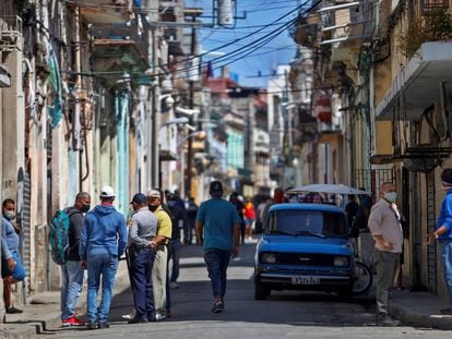 Vista del barrio San Isidro, de La Habana, Cuba, el 5 de abril de 2021.