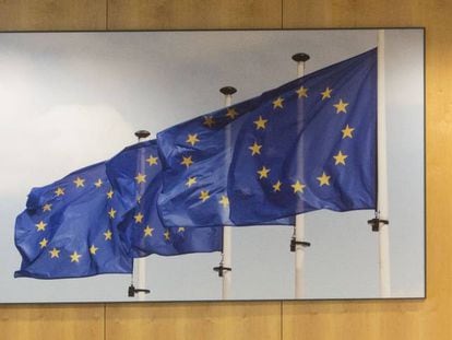 Sala de protolo del edficio de la Comisión. 