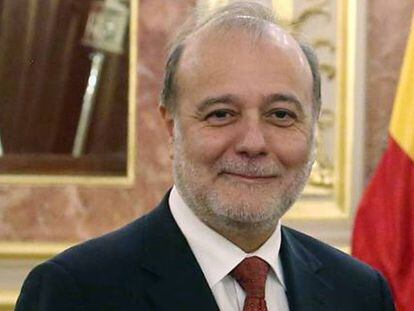José Andrés Torres Mora, en el Congreso de los diputados.