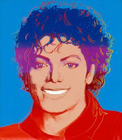 Retrato de Michael Jackson por Andy Warhol