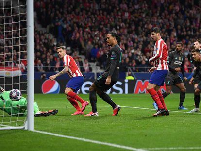 Saúl bate a Alisson para firmar el gol de la victoria del Atlético. En vídeo, declaraciones de Simeone.