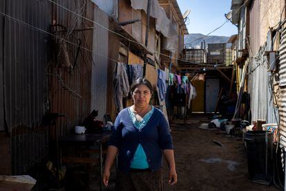 Epifanía Fernandez, 51 años, de nacionalidad boliviana, vive el campamento Sol Saliente.