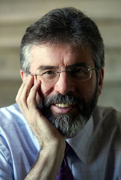 Gerry Adams, presidente del Sinn Fein.