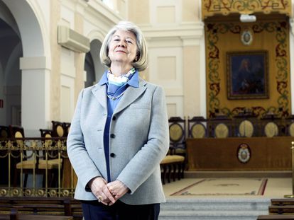 María Teresa Miras Portugal, presidenta de la Real Academia Nacional de Farmacia, en 2012.