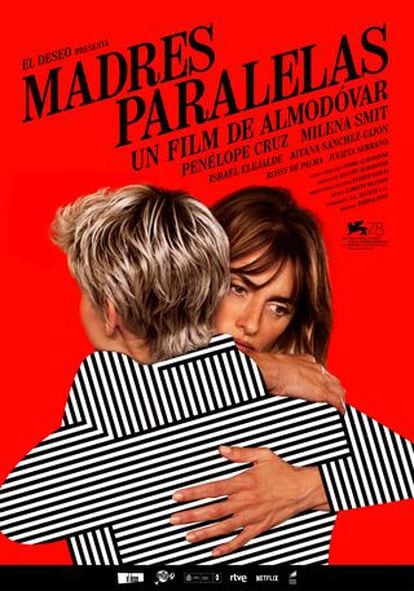 Cartel de 'Madres paralelas', de Pedro Almodóvar.