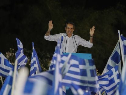 Mitsotakis cierra la campaña electoral el jueves en Atenas. En vídeo, perfil del líder conservador.