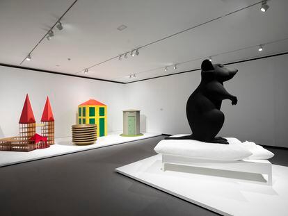 Vista de la exposición 'Escala: Escultura (1945-2000)', en la Fundación Juan March de Madrid.