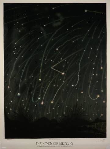 (Fig.1) Ilustración publicada en el libro “Los dibujos astronómicos de Trouvelot” (1882)