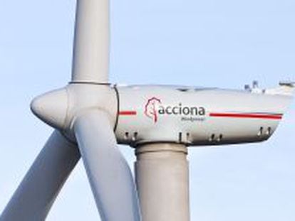 Aerogenerador fabricado por Acciona Windpower.