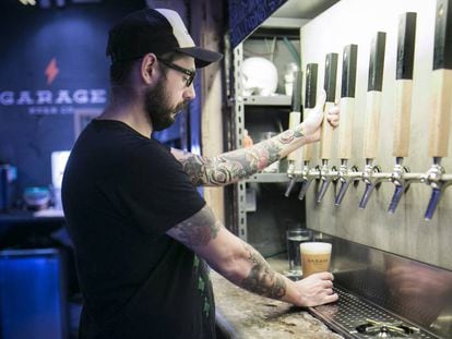 Una de las cervecerías artesanales de Barcelona.