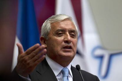 El presidente de Guatemala, Otto Pérez Molina.