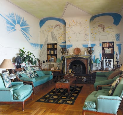 Villa Santo Sospir, la casa de Jean Cocteau (1889-1963) en Saint-Jean-Cap-Ferrat, en Francia.