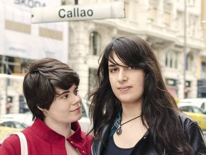 Sara Soler y Diana Franco, retratadas recientemente en Madrid. 