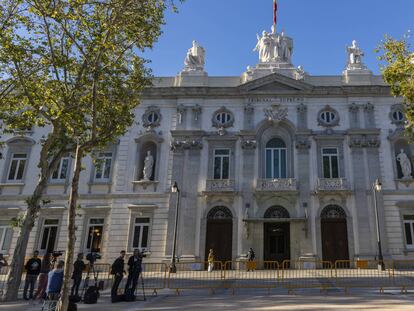 Fachada del Tribunal Supremo en octubre de 2019. Julián Rojas