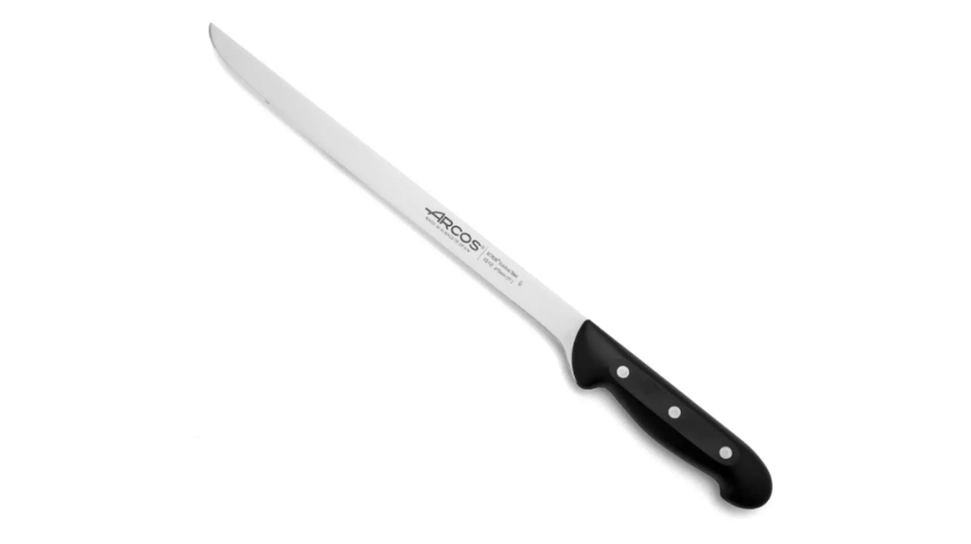 Compra Arcos, Cuchillo Jamonero Cuchillo deshuesador, 2 Uds, Set Cuchillos  jamoneros 250 mm y Cuchillo deshuesador (140 mm) jamonero Profesional, Cuchillo Carnicero Profesional