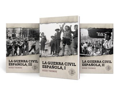 Las tres primeras entregas de la colección 'La Guerra Civil española', de EL PAÍS.