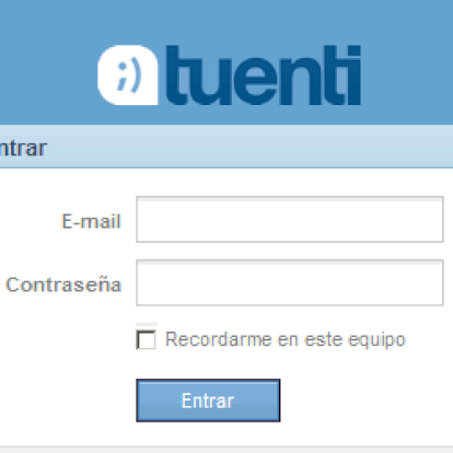 La red social Tuenti