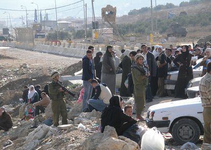 Puesto de control en Nablús (Cisjordania), en una imagen tomada en 2010.