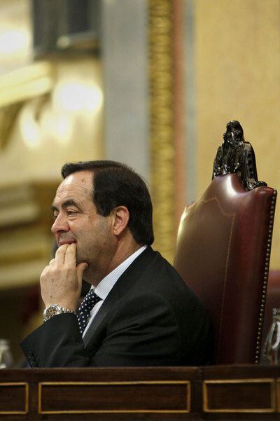 José Bono, ayer en el Congreso.