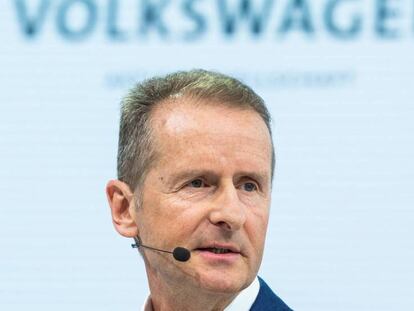 Herbert Diess, presidente del grupo Volkswagen.