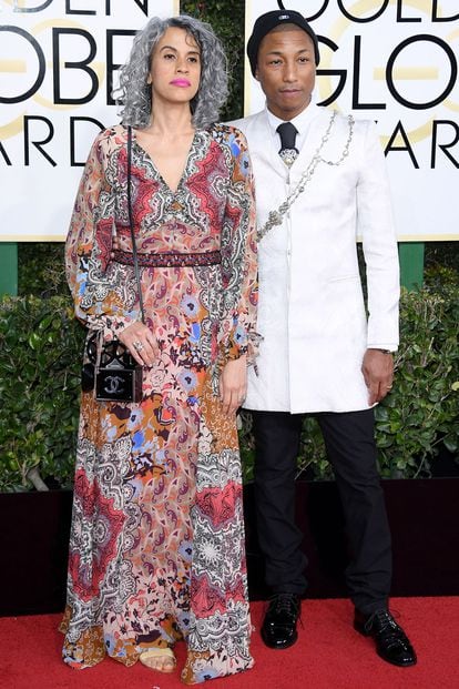 Pharrell Williams y Helen Lasichanh, de Chanel.