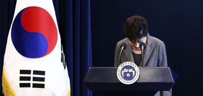 Imagen de archivo de la presidenta, Park Geun-Hye.